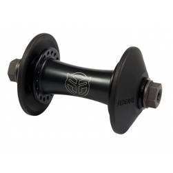 Federal Stance with hubguards black front BMX hub
